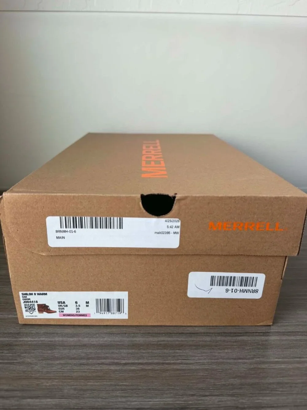 Merrell women shilo